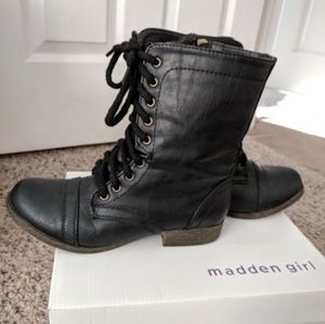 Madden girl combat boots